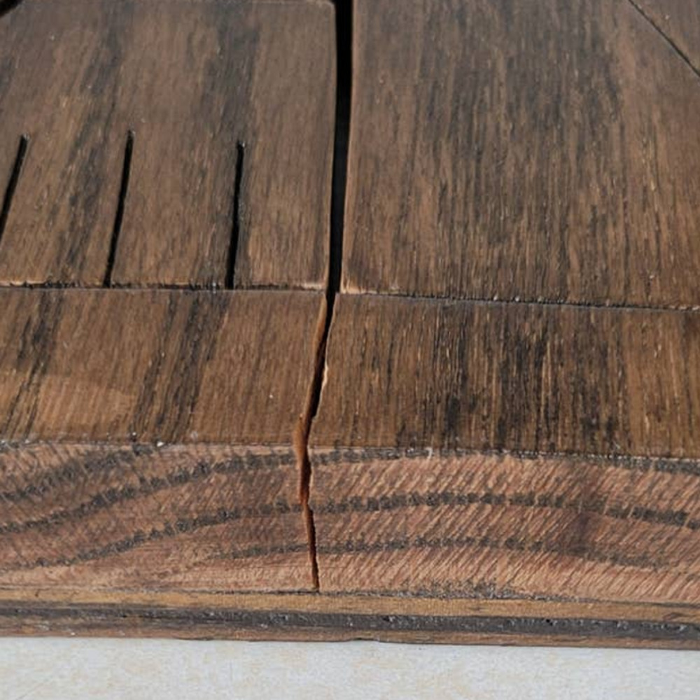 Vintage Handmade Mid Century Minimalist Oak Nativity - Picture 8 of 9